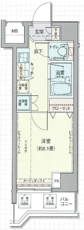 ドルチェ秋葉原ノース 間取り