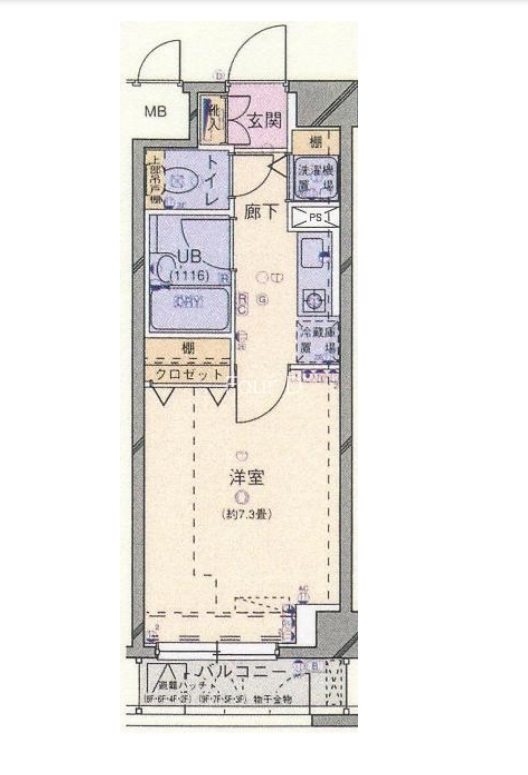 シンシア日本橋新川 間取り
