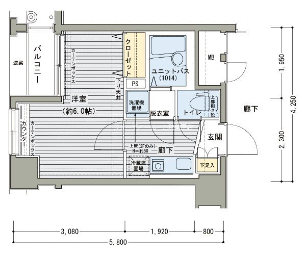 メインステージ日本橋馬喰町駅前   間取り
