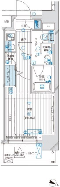 メインステージ白山Ⅱ 間取り