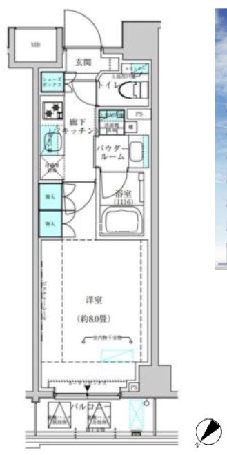 ヴィークブライト月島 間取り