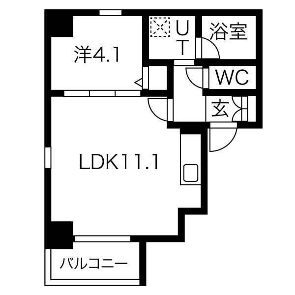ベルルージュ名駅西 間取り