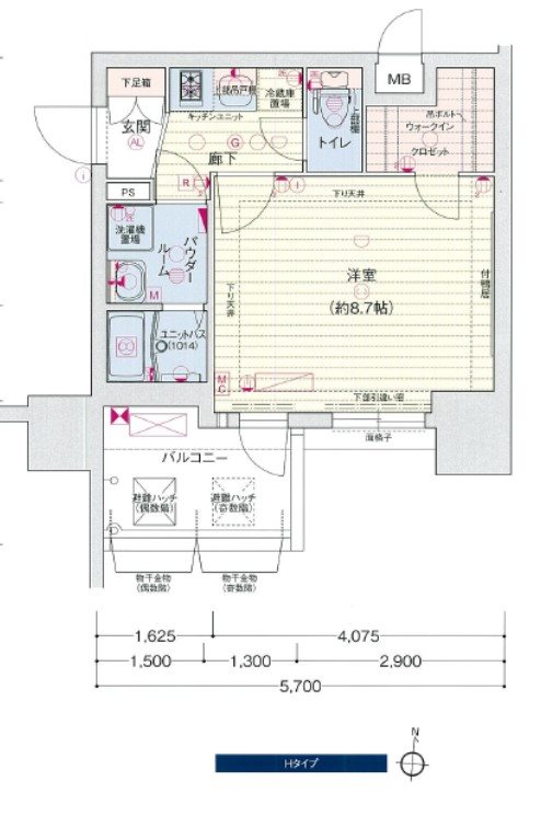 プレサンス丸の内アデル 間取り