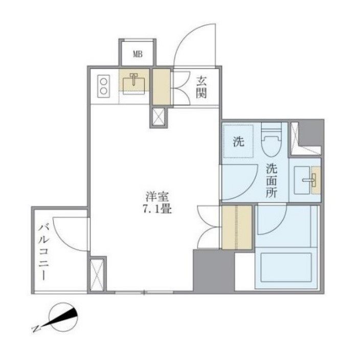 Ｂｒｉｌｌｉａ　ｉｓｔ　銀座東 間取り