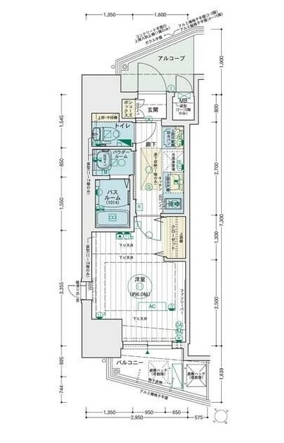 エステムコート名古屋千種グレイス 間取り