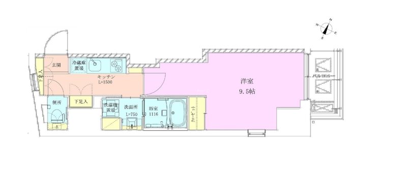 赤坂レジデンス壱番館 間取り