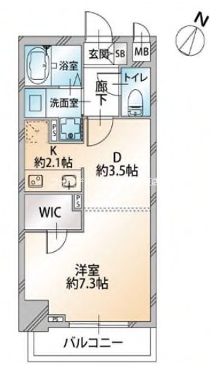 オーキッドレジデンス千代田岩本町   間取り