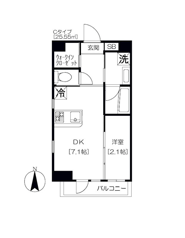 アジールコート芝公園 間取り
