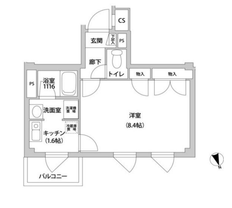 コンフォート東麻布 間取り