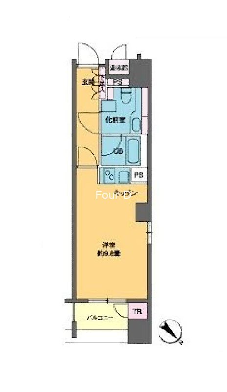 カスタリア銀座Ⅲ 間取り
