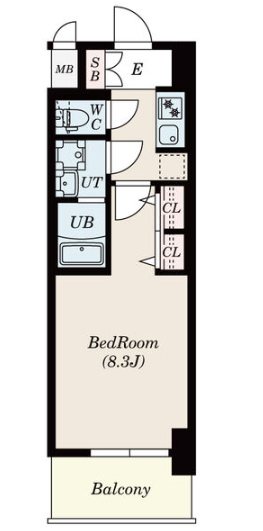 S-RESIDENCE名駅WEST 間取り