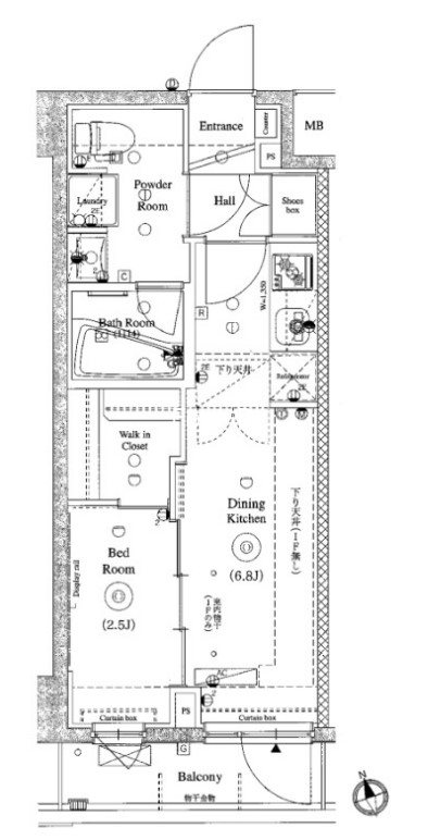 アクサス銀座アジールコート 間取り