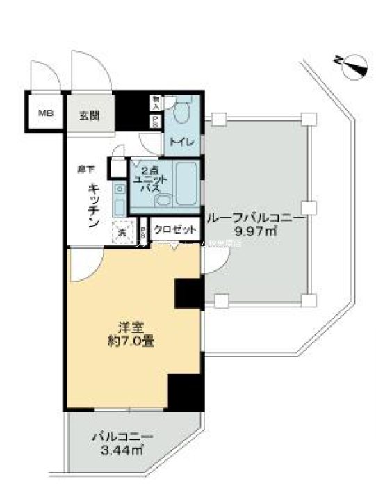 OLIO九段下 間取り