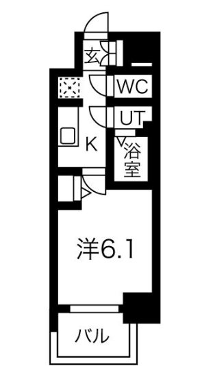 メイクス今池02 間取り