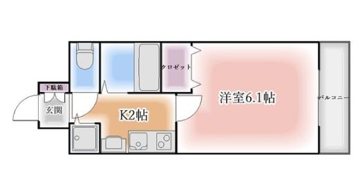 プレサンス覚王山D-StyleⅡ 間取り