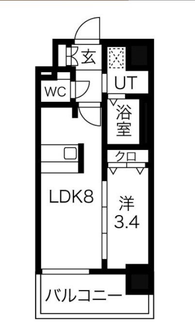 ディアレイシャス尾頭橋 間取り