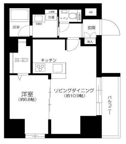 ＣＲＥＶＩＳＴＡ元浅草  間取り