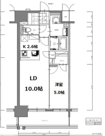 S-RESIDENCE亀島駅前blaze 間取り
