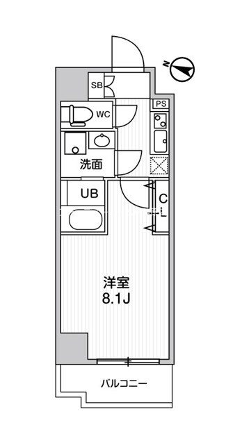 ジェノヴィア南千住Ⅱスカイガーデン  間取り