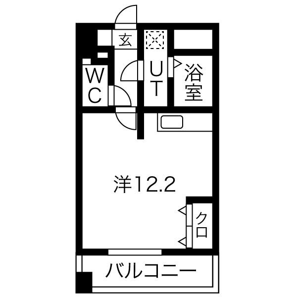 プラウランド名駅 間取り