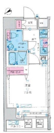 GENOVIA上野Ⅱskygarden 間取り