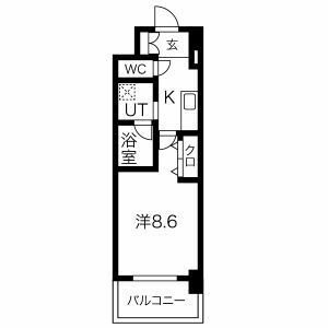 PURE RESIDENCE 名駅南 間取り