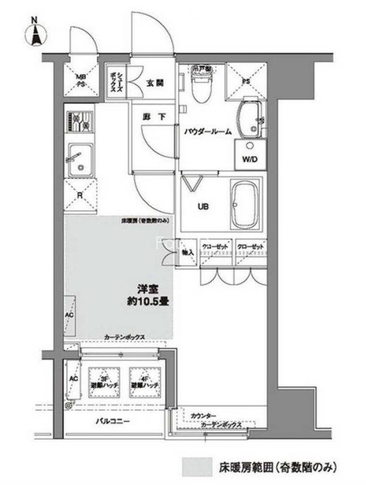 コンフォリア芝公園 間取り