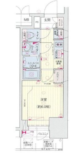 プレサンス名古屋幅下ファビュラス 間取り