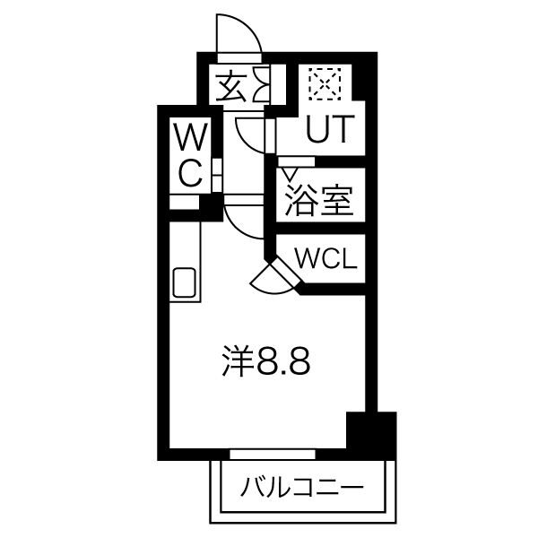 フォートイースト筒井 間取り