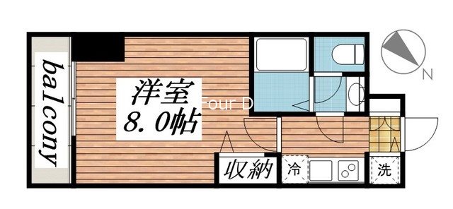 メゾン・ド・ヴィレ日本橋浜町 間取り