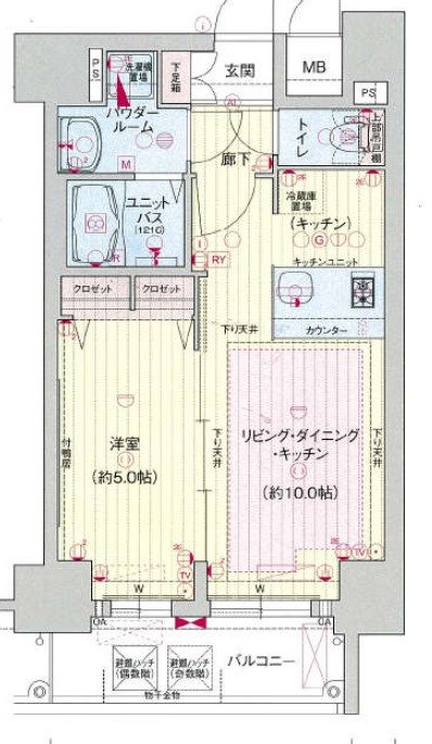プレサンス丸の内レジデンスⅢ 間取り