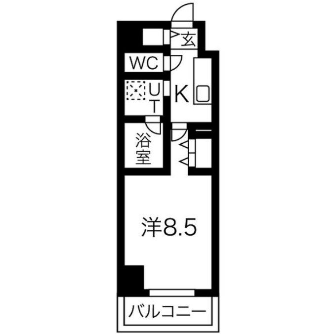 リシュドール名駅南 間取り