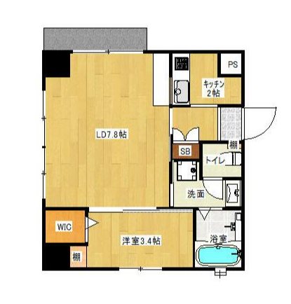 ラクラーレ上前津 間取り