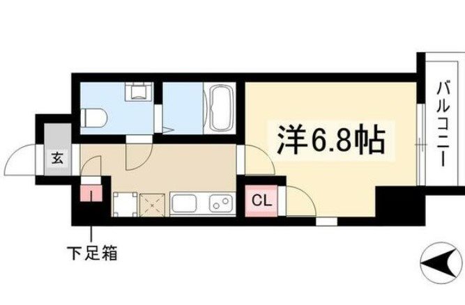 エルザビル名古屋駅前 間取り