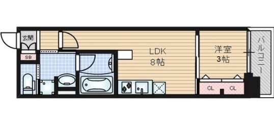 プレサンスロジェ上前津駅前　THE　RESIDENCE 間取り