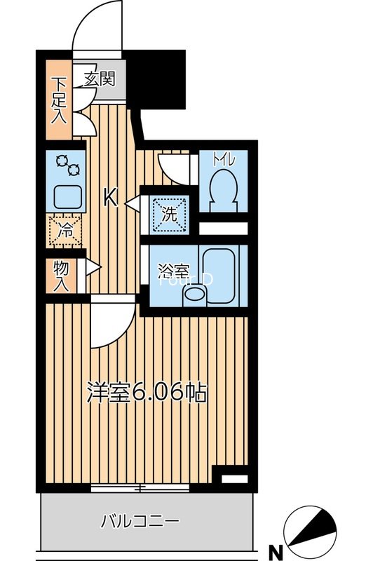 ＣＩＴＹ　ＳＰＩＲＥ　新富町 間取り