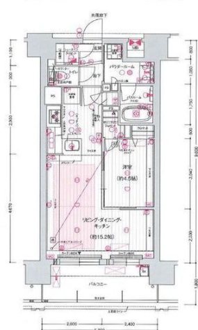 プレサンス　ロジェ　金山駅前 間取り