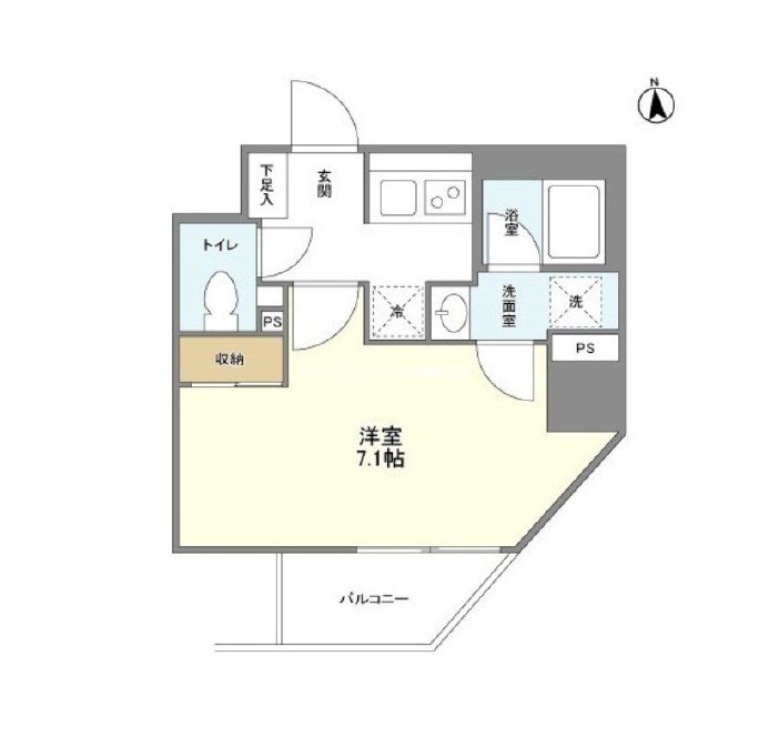シェフルール新御徒町Ⅰ  間取り