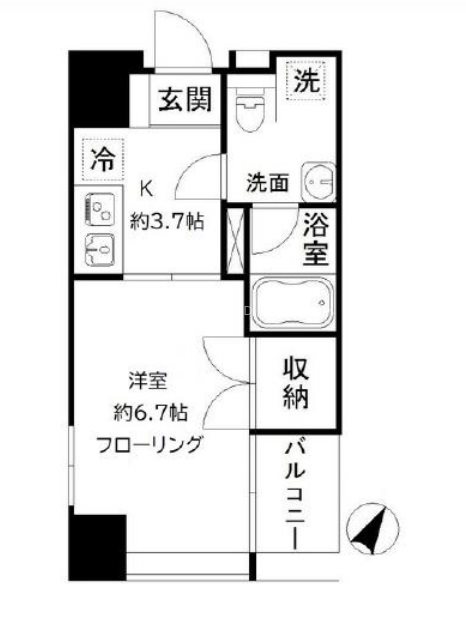 ウエストテラス汐留 間取り