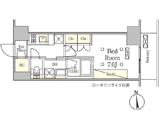 テラス御徒町  間取り