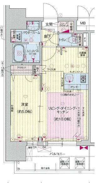プレサンス栄フレイヤ 間取り