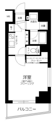 エルフラット三田(Ｌ－Ｆｌａｔ三田)  間取り
