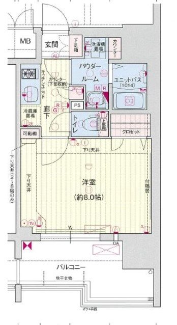 プレサンス丸の内雅風 間取り