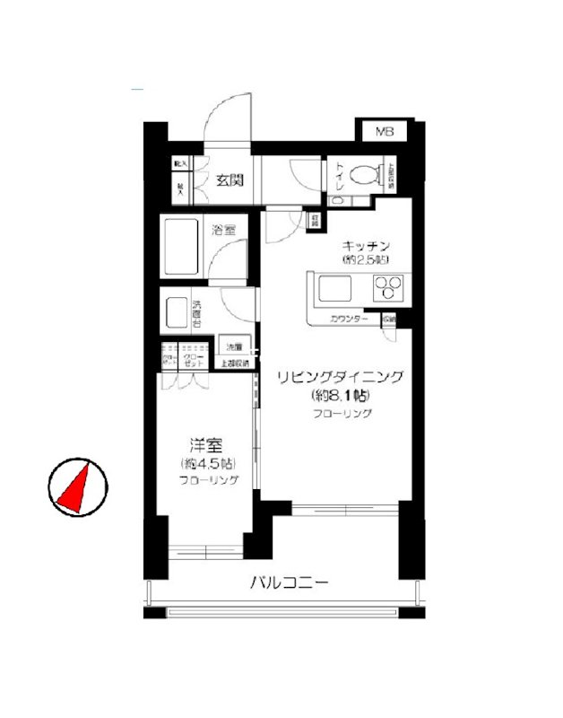 クラッシィスイート赤坂 間取り