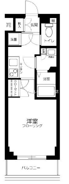 パークウェル神田ＥＡＳＴ弐番館         間取り