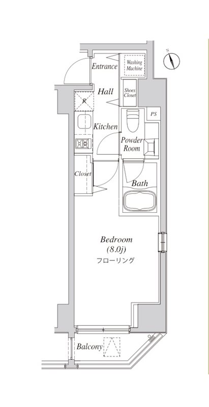 カーサスプレンディッド虎ノ門 間取り