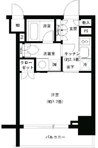 パークキューブ神田 間取り