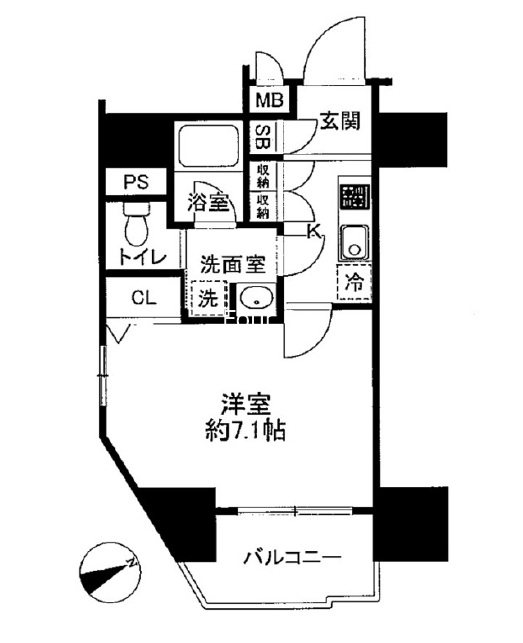 コンシェリア新橋　ＣＲＯＳＳＩＡ 間取り