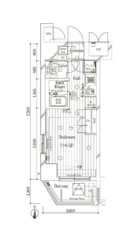 ガリシアヒルズ西麻布EAST 間取り