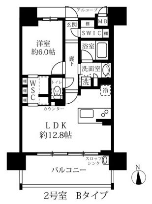 グランパセオ名駅那古野 間取り